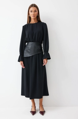 Платье Lyushe 4178 черный  Платье Lyushe 4178 черный