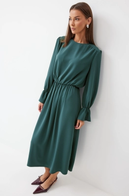 Платье Lyushe 4178 зеленый  Платье Lyushe 4178 зеленый