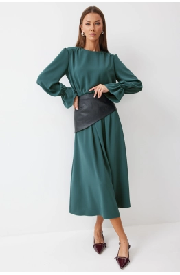 Платье Lyushe 4178 зеленый 