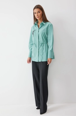 Блуза Lyushe 4181 голубой Блуза Lyushe 4181 голубой