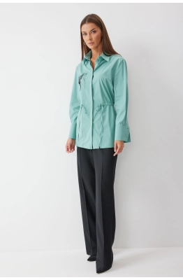 Блуза Lyushe 4181 голубой 