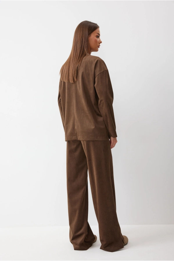 Костюм Lyushe 4182 коричневый