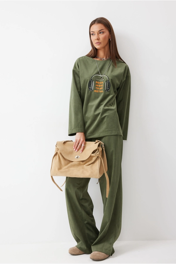 Костюм Lyushe 4182 зеленый