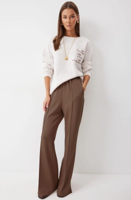 Брюки Lyushe 4189 коричневый  Брюки Lyushe 4189 коричневый