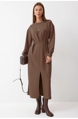 Платье Lyushe 4192 коричневый 