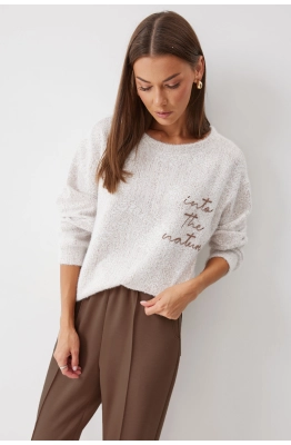 Джемпер Lyushe 4193 коричневый 