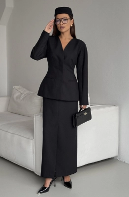 Юбка DAVA 5207 черный  Юбка DAVA 5207 черный