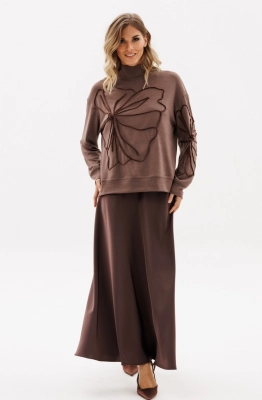 Юбка EOLA 2932.1 шоколад  Юбка EOLA 2932.1 шоколад