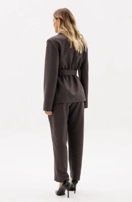 Брюки EOLA 2946 серо-коричневый меланж  Брюки EOLA 2946 серо-коричневый меланж