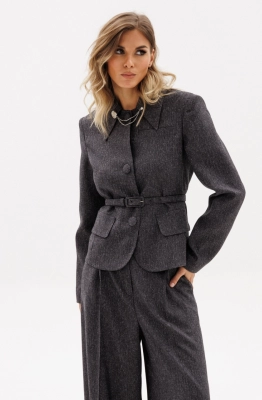 Жакет EOLA 2960.1 темно-серый меланж 