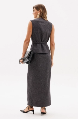 Юбка EOLA 2961.1 темно-серый меланж  Юбка EOLA 2961.1 темно-серый меланж