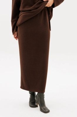 Юбка EOLA 2972 темный шоколад  Юбка EOLA 2972 темный шоколад