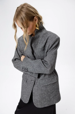 Жакет PiRS 6256 серый меланж 