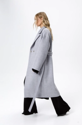 Пальто PiRS 6305 серый 