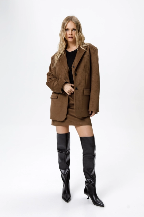 Костюм-двойка PiRS 6306 коричневый Костюм-двойка PiRS 6306 коричневый