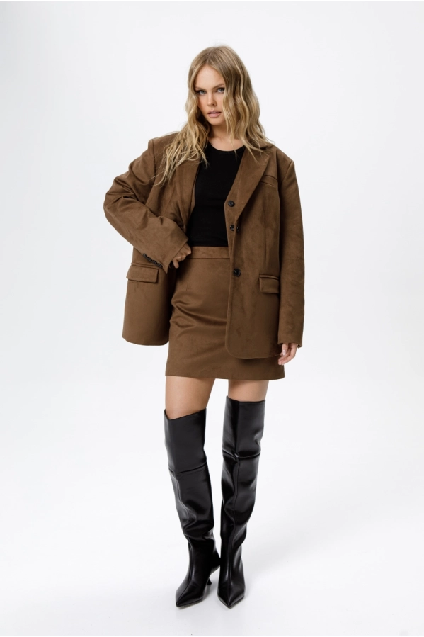Костюм-двойка PiRS 6306 коричневый Костюм-двойка PiRS 6306 коричневый