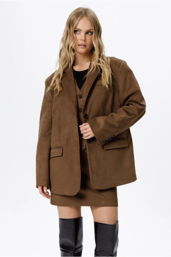 Костюм-двойка PiRS 6306 коричневый Костюм-двойка PiRS 6306 коричневый