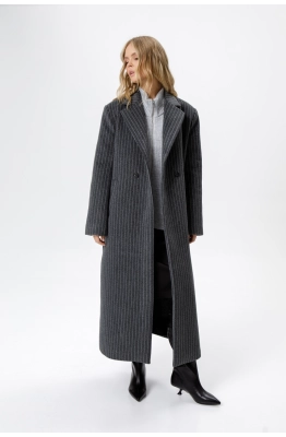 Пальто PiRS 6327 серый 