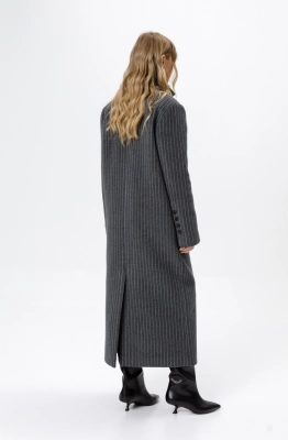 Пальто PiRS 6327 серый 