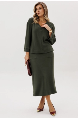 Костюм Фантазия Мод 5326 зеленый 