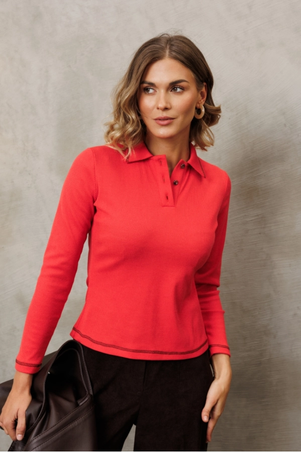 Джемпер GIZART 15419 морковный Джемпер GIZART 15419 морковный