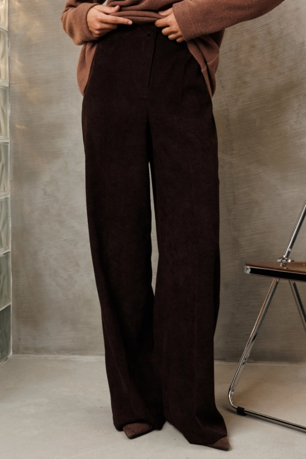 Брюки GIZART 35204 шоколадный Брюки GIZART 35204 шоколадный