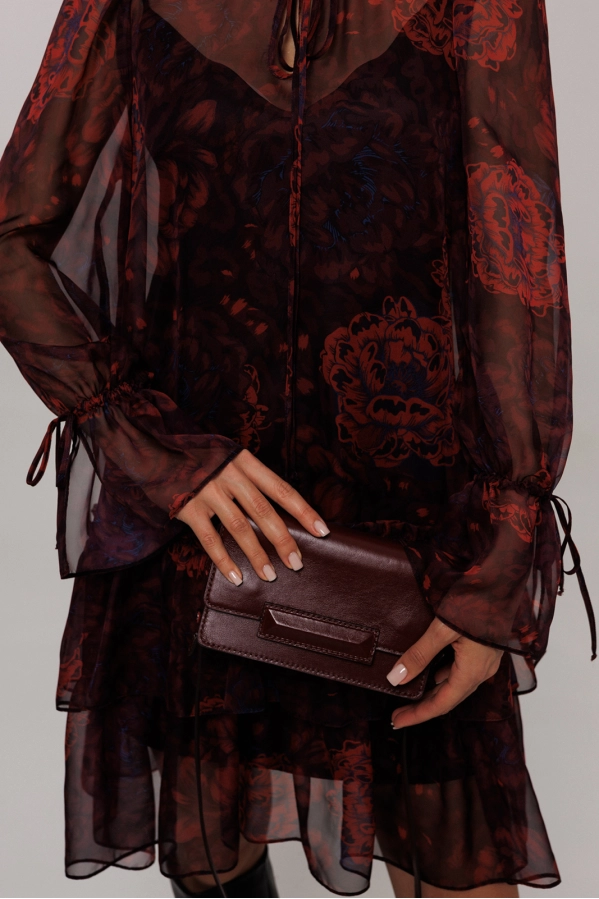 Платье Buter 3174 бордовый Платье Buter 3174 бордовый