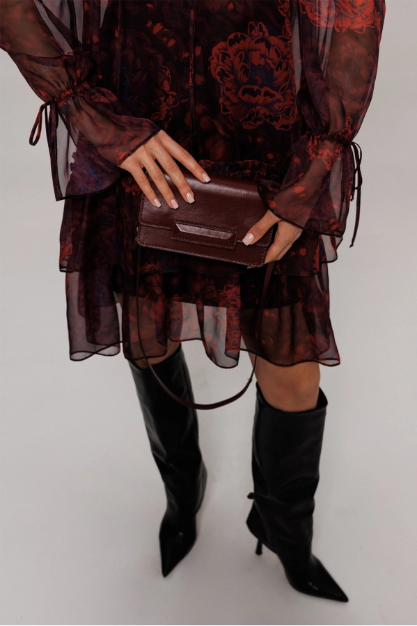 Платье Buter 3174 бордовый Платье Buter 3174 бордовый