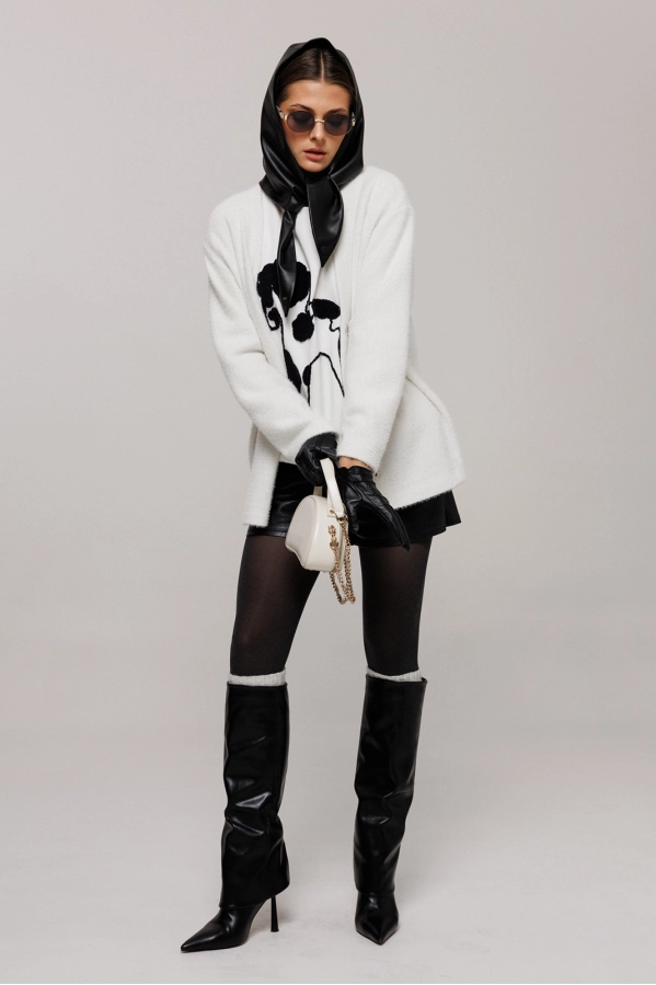 Кардиган Buter 3197 молочный Кардиган Buter 3197 молочный