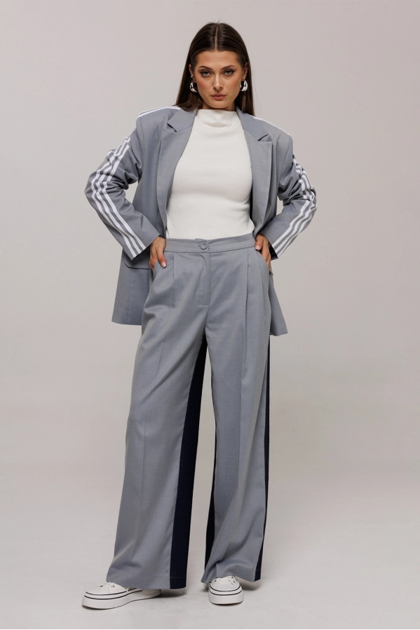 Брюки Buter 3208 серо-синий Брюки Buter 3208 серо-синий