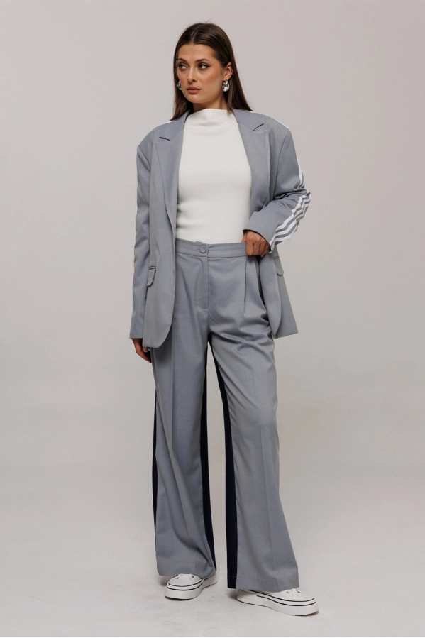 Брюки Buter 3208 серо-синий Брюки Buter 3208 серо-синий