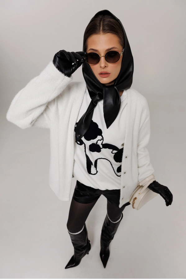 Джемпер Buter 3212 молочный Джемпер Buter 3212 молочный