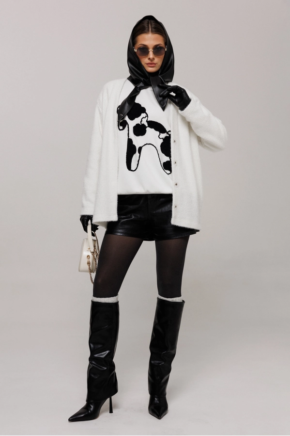 Джемпер Buter 3212 молочный Джемпер Buter 3212 молочный