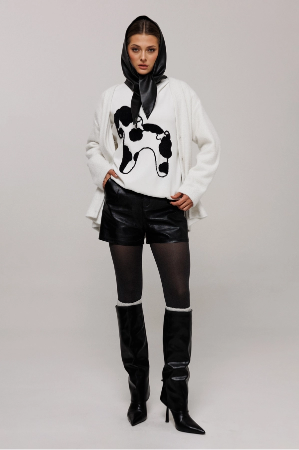 Джемпер Buter 3212 молочный Джемпер Buter 3212 молочный