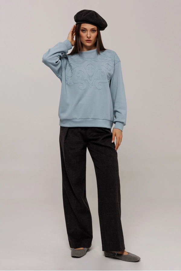 Джемпер Buter 3214 голубой Джемпер Buter 3214 голубой