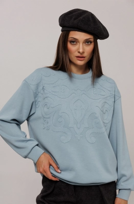 Джемпер Buter 3214 голубой  Джемпер Buter 3214 голубой