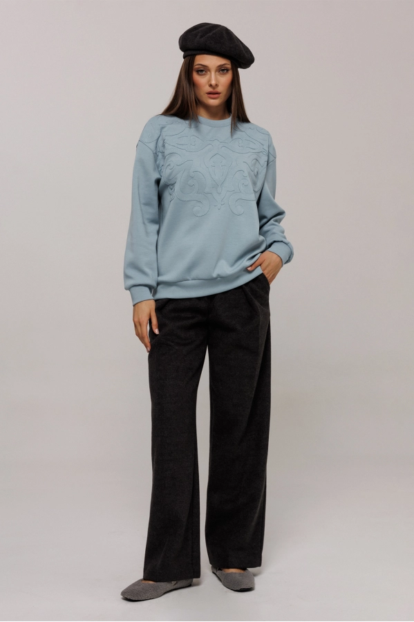 Джемпер Buter 3214 голубой Джемпер Buter 3214 голубой