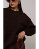 Джемпер Buter 3214 коричневый Джемпер Buter 3214 коричневый