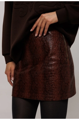 Юбка Buter 3216 коричневый  Юбка Buter 3216 коричневый