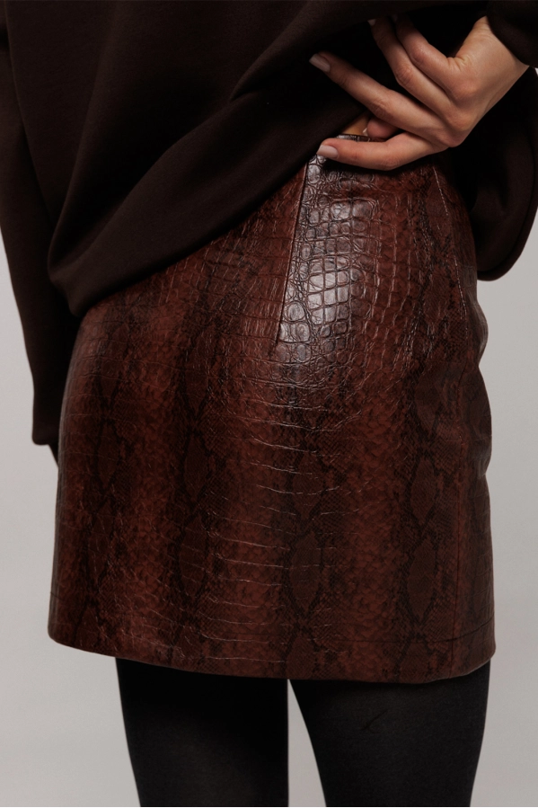 Юбка Buter 3216 коричневый Юбка Buter 3216 коричневый