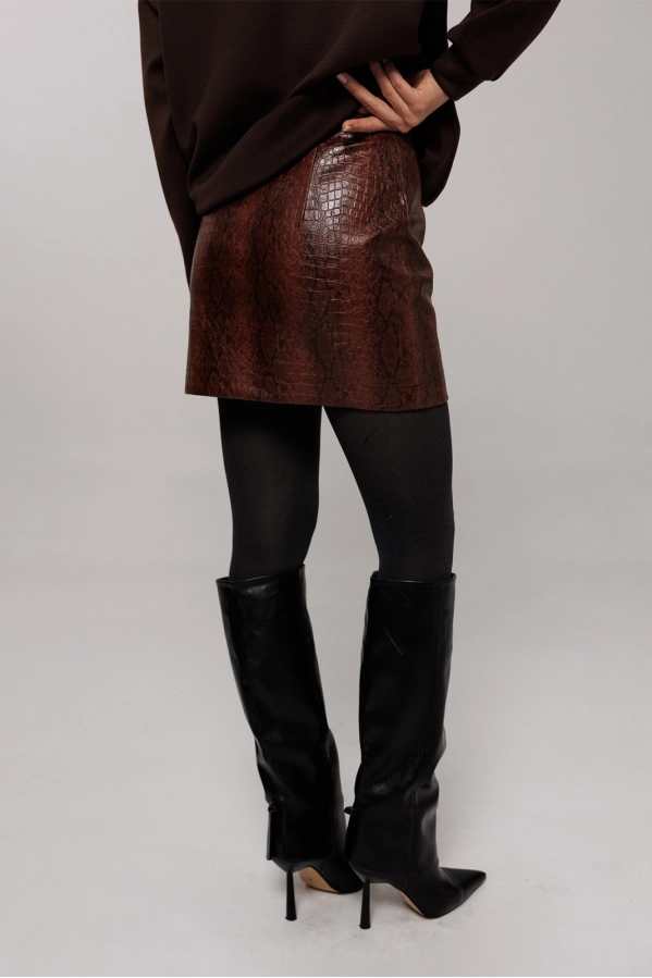 Юбка Buter 3216 коричневый Юбка Buter 3216 коричневый