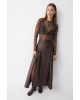 Юбка Lyushe 4187 коричневый