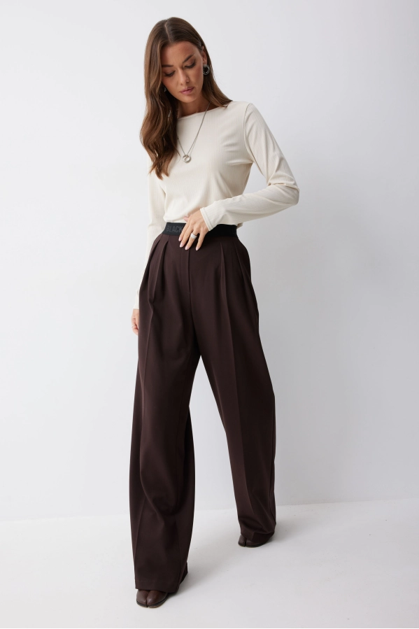 Брюки Lyushe 4200 коричневый