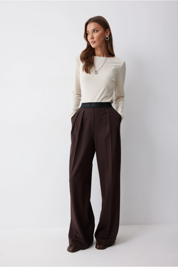 Брюки Lyushe 4200 коричневый