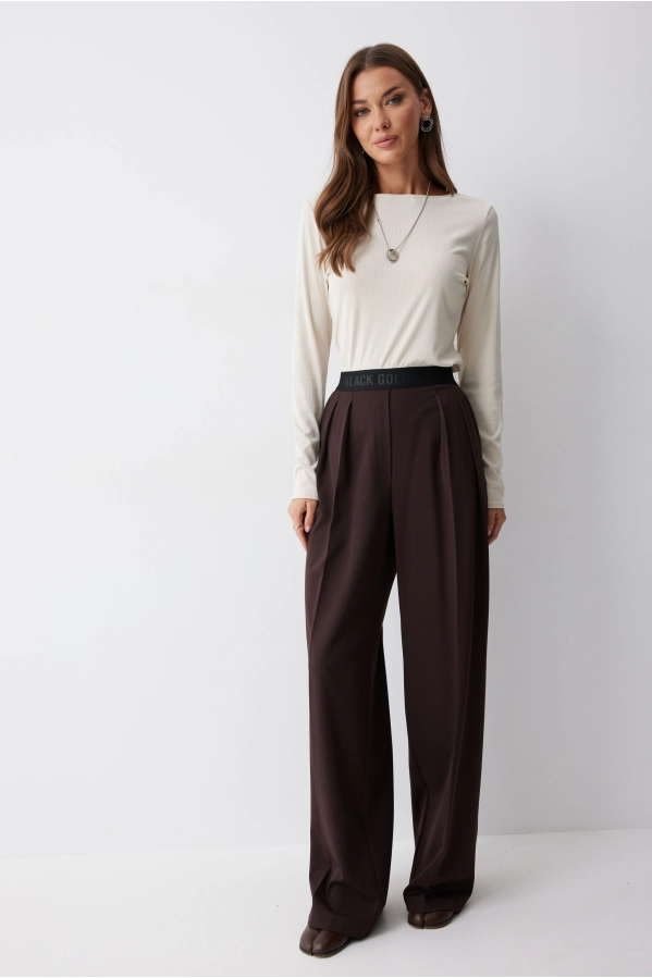 Брюки Lyushe 4200 коричневый
