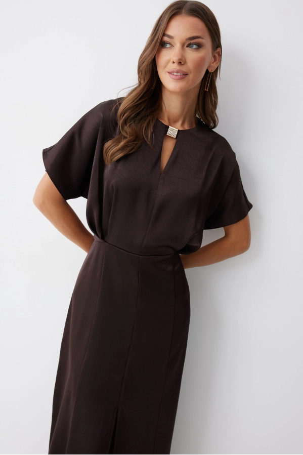 Платье Lyushe 4210 коричневый