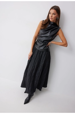 Юбка Lyushe 4215 черный  Юбка Lyushe 4215 черный