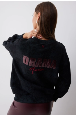 Джемпер Lyushe 4216 черный  Джемпер Lyushe 4216 черный