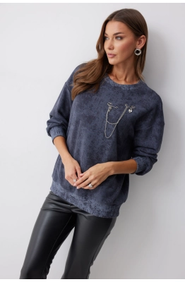 Джемпер Lyushe 4216 серый  Джемпер Lyushe 4216 серый