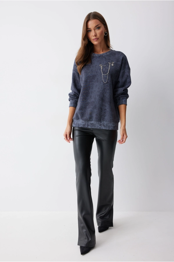 Джемпер Lyushe 4216 серый Джемпер Lyushe 4216 серый